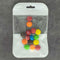 Clear Window Half White Plastic Resealable Bags with Butterfly Hang Hole for