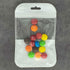 Clear Window Half White Plastic Resealable Bags with Butterfly Hang Hole for