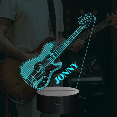 16 Anywin Guitar Custom Night Lights, LED Colors Changing Lighting, Guitar Acrylic Lamp Table Desk Bedroom Decoration