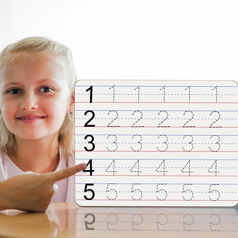 Dry Erase Boards for Kids, 32 Pack Double Sided Small Whiteboard with Lines, 9"x12" Mini Boards for Classroom