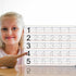 Dry Erase Boards for Kids, 32 Pack Double Sided Small Whiteboard with Lines, 9"x12" Mini Boards for Classroom