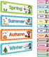 Lachilly 16 Pcs Months of The Year Flashcards, Monthly Headliners for Bulletin Board Classroom Decoration