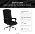 Water Resistant Stretch Computer Office Chair Cover with Armrest Covers, Durable Zipper Universal Washable Removable