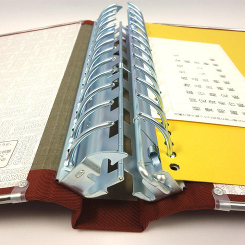 Kokuyo Tatefuchi Red B5 gold with 200 single-wafer-120RZ paste color binder MP cloth (Japan import)