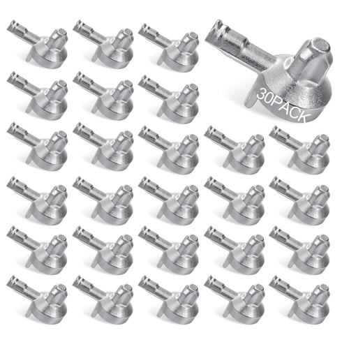 BagHeiyy 30PCS Bookshelf Pegs - Shelf Pins for IKEA Part 131372, Premium Zinc