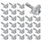 BagHeiyy 30PCS Bookshelf Pegs - Shelf Pins for IKEA Part 131372, Premium Zinc