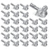 BagHeiyy 30PCS Bookshelf Pegs - Shelf Pins for IKEA Part 131372, Premium Zinc