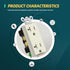 20 2 3 5-20R, 10 Pack TOPELER Amp Decorator Wall Receptacle, Standard Electrical Power Outlets w/Plate, Pole Wire