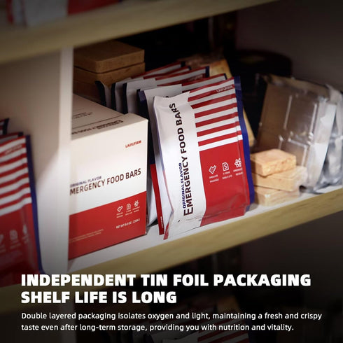 LAIFUFIRM (572 Emergency Food Bars Survival Rations Mre Meals High Calorie Bars Military Food Hardtack Compressed