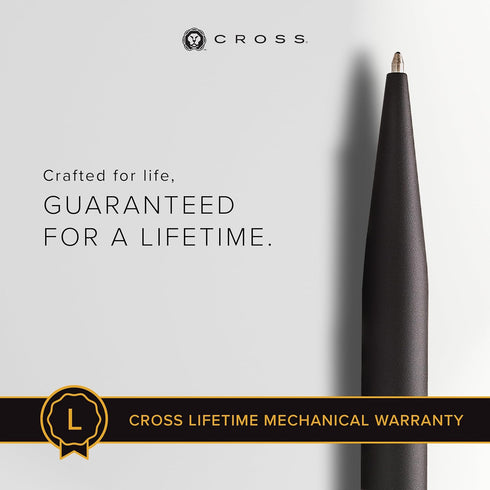 Cross Tech2 Refillable Tech2 in Premium Gift Box, Medium Point, Black Ink, Satin Black