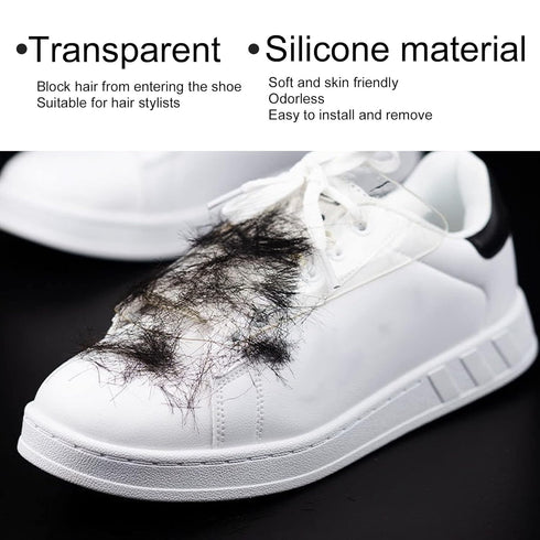 1 Silicone Shoe Covers for Hairdressers - Pair of Protective Salon Footwear