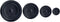 Rubber Hole Plugs 0.75" 1" 1.25" 1.5" (4 Pieces Quantity 1 of each size)