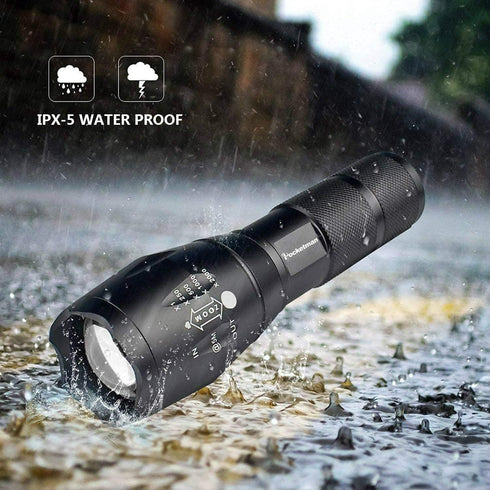 MODOAO 3-Pack Super Bright Flashlights - High Lumens LED Mini Flashlights for Camping and Emergency Use