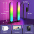BASON LIGHTING Smart Light Bars, RGB-ICW Smart Led Lights with Music Sync, Bluetooth RGB Desk Light, Gaming Lights