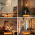 Decoaui ST64 E26 Bulbs, Dimmable, 4W(40W 300 2500K 25000 1-Pack LED Vintage Edison Light Light Amber Glass, Equivalent)