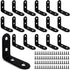 18PCS 1.57 x 1.57 L Bracket, 90 Degree Right Angle Corner Brace,