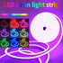 Yeewhale Lights3.3ft Lights5V ControlIP65 LED Neon USB Powered LED Strip Color Changing Rope Light with APP Waterproof