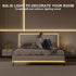 Olaholii 16.4ft 2700K Ra93+ Dimmable COB Led Strip Light with Remote, Bright Warm White Led COB Strip Light, White Led