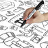 Permanent Markers, 80 Count Black Fine Point, Waterproof & Smear Proof Markers, Quick Drying Office Supplies for Home