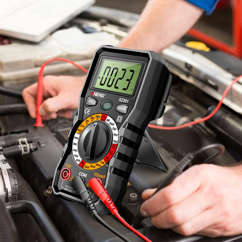 ANENG Digital Multimeter with Case, DC AC Voltmeter, Ohm Volt Amp Meter for Household and Automotive