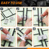 30 Sets Stainless Steel Gridwall Joining Clip Connectors, Grid Panel Joining Clips for Grid Panels
