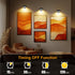 6 Pack maylit Rechargeable Picture Lights, Battery Operated Sconces for Wall, Art Lighting for Paintings Wireless