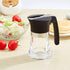 3.38Oz Honey Dispenser, No Drip Honey Jar Maple Syrup Dispenser Easy to Clean Olive Oil Dispenser with Handle Sugar