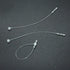 1000pcs Plastic Fastener Hang Tag Snap Lock, 5 Inches Pin Security Loop for Retail Store Clothing