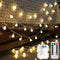 Battery Operated LED Globe String Lights, 2-Pack Total 52FT 120LEDs - Each