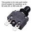 15 Amps Push Button Circuit Breakers, Thermal Overload Protector, 125/250V AC, 50V DC, 2 Pcs, Waterproof Button