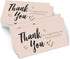 easykart labels 120 Thank You Cards for Supporting My Small Business, Gold Foil Business Card Size 3.5" x 2"
