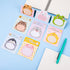 Cute Animal Sticky Notes | 8 Pack Kawaii Self-Stick Notes | Cartoon Markers Flags | 160 Sheets