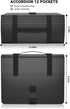 Expanding File Folders with Handle, Accordion File Organizer, 13 Expandable Pockets, A4/Letter Size Document Organizer
