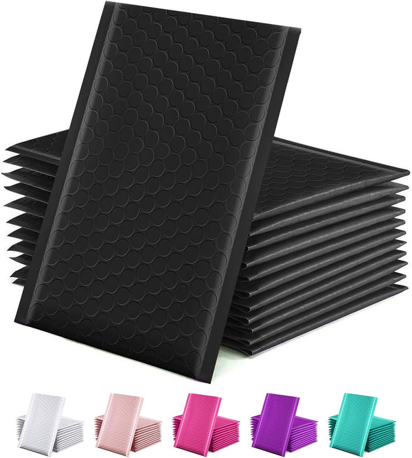 GSSUSA 100 Pack Bubble Mailers, 6x10 Inches, Usable Size 6x9" Envelopes, Small Packaging Mailing Envelope Bags, Bulk