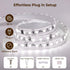 96inch 120V Counter 6000k Plug in Under Cabinet Lighting Strip for Kitchen, Bright LED Under Lights White Slim, Luces