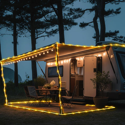 200LEDs Charging,39FT Larger Tube Solar Rope Lights Waterproof,Rechargeable Battery,Dual Outdoor String