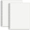 HULYTRAAT Large Dot Grid Spiral Notebook, 8.5" x 11", 128 Dotted Pages, Premium 100gsm Ivory White Paper, Sturdy Cover