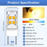G8 Bulb Dimmable, 20-25W 3000K, Bulb, 120V 3W T4 Bulb Counter 2-Pack Led Halogen Equivalent, Warm White Under Microwave