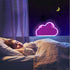 YouOKLight Neon Cloud Sign, LED Wall Light Night Lights, Battery or USB Powered for Bedroom Decor, Pink
