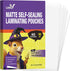 Uinkit 60-Pack 4x6 Self Seal Laminating Pouches, 10Mil Thick Matte Finish Double-Sided