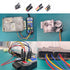Banana Plug Jumper Wires Kit, 16pcs 4mm Stackable Breadboard Jumper Test Lead, Male to Female for Electrical Testing