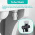 2 Pack Set BARROCK Handheld Bidet Sprayer for Toilet, Stainless Steel Metal Made Baby Cloth Diaper Spraying Kit
