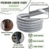 Feotech 1 Inch 5 1 1 FT Non Metallic Liquid-Tight Conduit and Connector Kit - Includes Straight and Angle Fittings