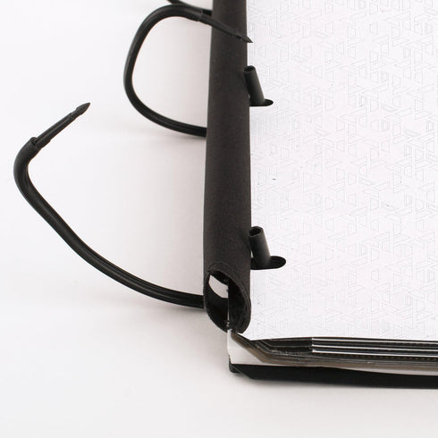 Five Star Flex Hybrid NoteBinder + Study App, 1 Inch Binder with Tabs, Customizable Cover, White