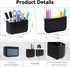 Vaszu Accessories(1 Pack Magnetic Foldable Pen Holder, Magnetic Dry Erase Marker Pencil Holder, Strong Magnet Remote