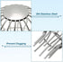 PATIKIL Gutter Guard, 304 Stainless Steel Down Pipe Strainer, 2 Inch Anti-Blocking Line Cap Drain Cover for Leaves