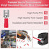 200 Pcs Red Female Quick Disconnects, Vinyl Insulated Spade Wire Connectors, 22-16 AWG