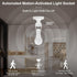 Generic E26/E27 Bulb Motion Sensor Light Socket, Auto On/Off Light Sockets Motion Sensor Adapter, Screw in into Smart