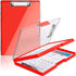 Clipboard with Storage | Heavy Duty Clip Boards 8.5x11 with 2 Storage Cases, Nursing Clipboard Folder