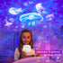 360 Ocean Night Light Projector, Kids Galaxy Projector for Bedroom, Nebula Star projector with USB Cable, Degree